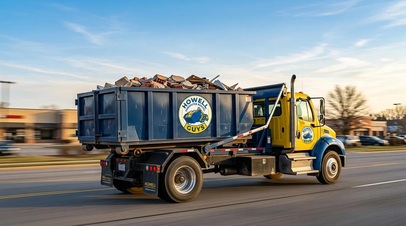 Dumpster rental in Howell MI Roll-off dumpster rental serving Howell, MI